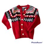 Christmas Cardigan Red Size XL Photo 0