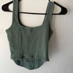 PINK - Victoria's Secret  Tank Top Set Of 2 Large Black Green Ribbed Fitted Y2k Cute Photo 9