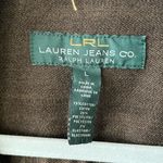 Ralph Lauren Lauren Ralph Jeans Co Brown Corduroy Collar Denim Jean Jacket Womens Size L Photo 9