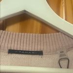 T Tahari  Size Medium Pink and White Checker Print Sweater New With Tags Photo 3