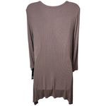 Michael Stars NEW  Asymmetrical Ribbed Tunic Blouse Mauve Artsy Capsule Comfy OS Photo 4