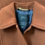 J.Crew  Lady Day Coat Redwood Size 2 Italian Wool Thinsulate Lined Rust Brown Photo 3