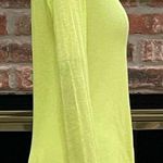 Audrey Ann neon yellow sweater with grommets / S / Excellent condition Photo 2