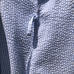 Eileen West | Seersucker Summer Robe Blue & White Size XS Cottagecore (no belt) Photo 4