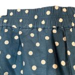 J.Crew Blue & White Polka Dot Linen Blend Belted Dressy Shorts Women Sz 8 Photo 7