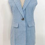 KLING 100% cotton shirt vest Blue Photo 1