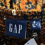 Gap  women’s small tie front cut out maxi dress a-line silhouette v neck relaxed Photo 11