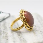 Vintage Cocktail Ring Gold Photo 1