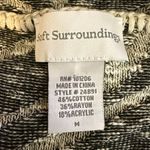 Soft Surroundings Zebra Print Fringe Knit Cardigan Sweater Women's Medium Shawl Photo 11