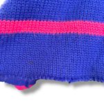 Vintage 90s Summit County Neon Purple Aztec Knit Cropped Crewneck Sweater Small Photo 6