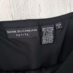 Dana Buchman A-Line Flare Solid Black Skirt Women's Size 4P Photo 2