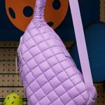 Pickle O' Joe Quilted Sling Pickleball Bag Light Purple New with Tags Photo 1