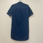 J. McLaughlin Womens Denim Dress XS Shirt Short Sleeve Collar Chambray NEW Cotton Photo 4