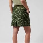 Athleta [] Voyage Eucalyptus Green Vienna Cargo Skort Mini Skirt Casual Size 12 Photo 1
