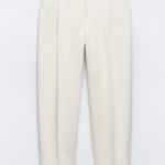 ZARA NWT Cream Trousers Photo 0