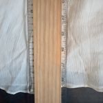 Melissa  Sweet Ivory Ruched Mini Dress Silk Skirt Size 4 Photo 5