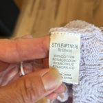 Sho Fly Lavender Cable Knit Sweater Tank Cropped Purple Size undefined Photo 7