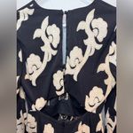 Alexis  Rimini‎ Tassel Embroidered Floral Black and White Mini Dress Size S Photo 10