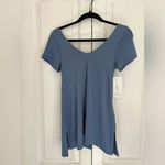 Athleta NWT  Essence Support Top Cottage Blue Size XS Photo 3