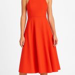 Black Halo  Red Sleeveless Fit & Flare Midi Dress Size 8 Photo 0