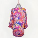 Trina Turk  Sevilla Tunic Cover Up ‎ Jersey Swimsuit Dress Size Large Photo 5