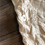 Japna  tan smocked top Photo 3