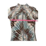 Pretty Little Thing Blue Snake Print Slinky Zip Front Collar Bodycon Dress Size 4 Photo 6