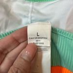 Cupshe  Rib Neon Colorblock Scoop Neck Top & Hipster Bikini NWT Sz L Photo 8