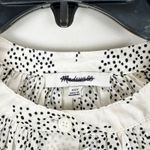 Madewell Shirred Balloon Sleeve Top Blouse Geometric Print Lighthouse XXS NWT Photo 8