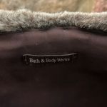 Bath & Body Works  Brown Basket with Faux Fur Trim Included stuffed bear- gift❤️ Photo 2