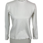 GREI New York Womens Long Sleeve Top White Minimalist Stretch Basic Layer‎ Size undefined Photo 0