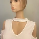 Andree by Unit Cream shoulder cut of tunic top‎ Photo 1