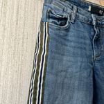 Kut From The Kloth Reese Ankle Straight Leg Jeans With Side Stripes Size 2 Photo 3