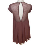 Urban Outfitters Dress Mini Lace Swing Trapeze Boho Mauve, Kimchi Blue, Small Photo 6