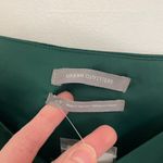 Urban Outfitters NEW NWT  Padova Satin Slip Dress Emerald Green Button Front Mini Photo 5