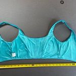 Amanda Uprichard Cropped Leather Looking Top Turquoise Size Photo 5