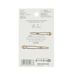 Tayshia by Scunci nwt Matching Rhinestone and Pearl Starburst Hair Clips, Gold Photo 2