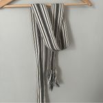 Elegant Striped Black and White Women's Belt Photo 1