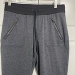 Athleta Jogger Pants Gray Zipper Pockets Athleisure Casual Comfy Size Small Photo 2