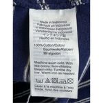 Madewell Short Sleeve T-Shirt Dress Mini Striped XXS Navy Blue White Round Neck Photo 7