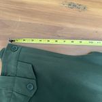 Larry Levine  Women's Green Stretch Cuffed Bootcut Trouser Pants Size 6 Photo 6