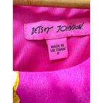 Betsey Johnson  Pink Floral Halter Dress Sleeveless‎ Size 8 Brunch Girly Guest Photo 1