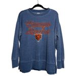 NFL Team Apparel Chicago Bears Navy Blue Embroidered Sweatshirt Photo 0