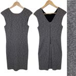 Theory Zayna Formation Dress Wool Blend Sheath Cap Sleeve size 0 Photo 0