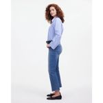 Madewell Jeans Womens 26 Curvy Kick Out Crop Stretch Denim Mid Rise Oneida Wash Photo 9