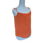 Equipment 100% Silk Orange Camisole Top with Flowy Fit Photo 2