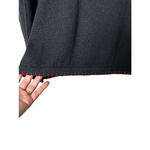 Victoria Jones Vintage  Beaded Christmas Cardigan Sweater Black Sz M Snowman 90’s Photo 3