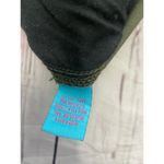 Tahiti Reef Club Capri Pants Womens 8 Green Embroidered Pineapple Pockets Cotton Photo 7