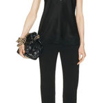 Balenciaga  Stretch Pants in Black 36 New Womens Straight Stretch Trousers Photo 0