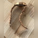 Michael Kors Ladies Watch Crystals Accents Pearl Dial Rose Gold-Tone Bracelet Photo 7